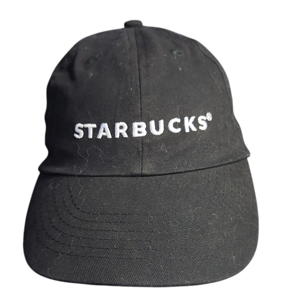 Starbucks Black Cap White Letters Exclusively Made for Starbucks Corp. Unisex - Picture 3 of 11